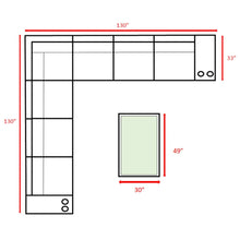 Load image into Gallery viewer, Outdoor Wicker Sectional With Weather Resistant Cushions And Table