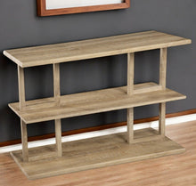 Load image into Gallery viewer, Floor Shelf Console Table With Shelves - Natural