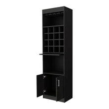 Load image into Gallery viewer, Bar Cabinet With Eighteen Shelves - Black