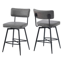 Load image into Gallery viewer, Retro Swivel Counter Stools (Set of 2)