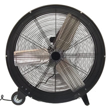 Load image into Gallery viewer, Velocity Drum Fan With 2 Speed - Black