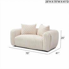 Load image into Gallery viewer, Cancun - Loveseat - White