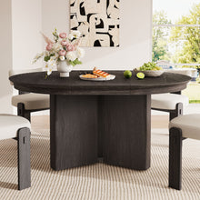 Load image into Gallery viewer, Farmhouse Oval Extendable Dining Table With Pedestal Base