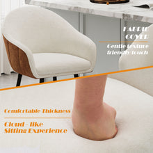 Load image into Gallery viewer, Modern Style Counter Height Bar Stools, With Comfortable Upholstery, Durable Metal Legs Ensure Stability - Brown