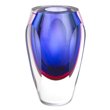 Load image into Gallery viewer, Table Vase - Clear / Purple