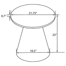 Load image into Gallery viewer, Landry - Round End Table - White Marble