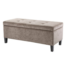 Load image into Gallery viewer, Modern Tufted Top Soft Close Storage Bench