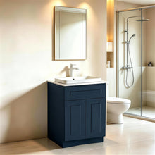 Load image into Gallery viewer, Shaker Base Cabinet With Soft-Close Drawer & Double Doors, Adjustable Shelf