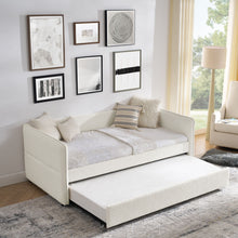 Load image into Gallery viewer, Upholstered Daybed With Pop Up Trundle