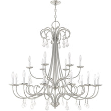 Load image into Gallery viewer, 41'' Multi Light Dimmable Chandelier With Shades - Nickel