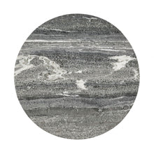 Load image into Gallery viewer, Marble Round End Table - Brass And Gray