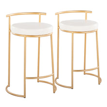Load image into Gallery viewer, Fuji - Round Contemporary Fixed Height Counter Stool (Set of 2)