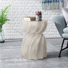 Load image into Gallery viewer, Modern Canis Side Table Outdoor Use - Gray