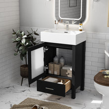 Load image into Gallery viewer, Bathroom Vanity With Ceramic Sink And Ample Storage, Ideal For Small Bathrooms
