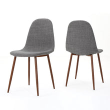 Load image into Gallery viewer, Modern Minimalist Fabric Dining Chair With Iron Legs