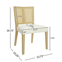 Load image into Gallery viewer, Rattan Dining Chair Without Arms (Set of 2)
