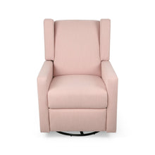 Load image into Gallery viewer, Landau Contemporary Fabric Upholstered Swivel Recliner