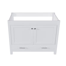 Load image into Gallery viewer, 42" Bathroom Vanity Base With Doors And Drawer - White