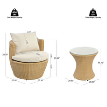 Load image into Gallery viewer, Kono - Chat Set Outdoor Furniture