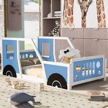 Load image into Gallery viewer, Classic Car Shaped Platform Bed With Wheels