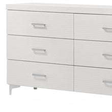 Load image into Gallery viewer, Six Drawer Double Dresser, Wooden - White