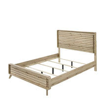Load image into Gallery viewer, Panel Bed With Slatted Headboard And Footboard