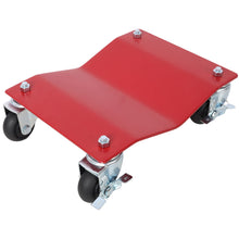 Load image into Gallery viewer, Heavy Duty Steel Vehicle Dollies With Brakes, 2500Lbs Capacity