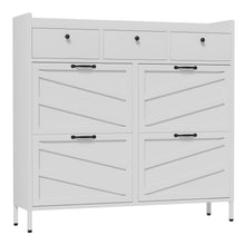 Load image into Gallery viewer, Shoe Cabinet With Flip Drawers