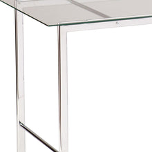 Load image into Gallery viewer, Writing Desk - Clear / Silver