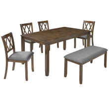 Load image into Gallery viewer, Modern Dining Set With Upholstered Chairs