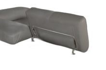 Load image into Gallery viewer, Leather Match Stationary L Shaped Two Piece Sofa Chaise - Gray
