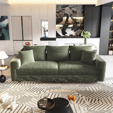 Load image into Gallery viewer, 4 Seat Sofa, Modern Comfy Upholstered Sofa Cloud Couch, Deep Seat Couches With Soft Pillows