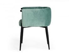 Load image into Gallery viewer, Upholstered Fabric Dining Arm Chair - Light Green