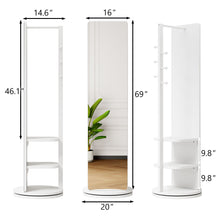 Load image into Gallery viewer, 3 In 1 Multifunctional Full Length Clothing Mirror