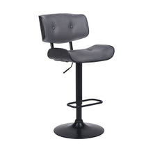 Load image into Gallery viewer, 46" Swivel Adjustable Height Bar Chair - Gray
