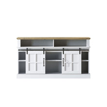 Load image into Gallery viewer, 58" TV Stand With Storage Cabinet And Shelves, TV Console Table Entertainment Center For Living Room, Bedroom - White