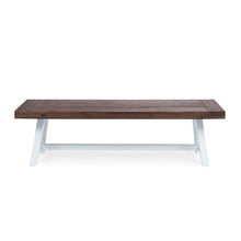 Load image into Gallery viewer, Tranquilizer - Outdoor Acacia Wood Bench With Slat Panel Design