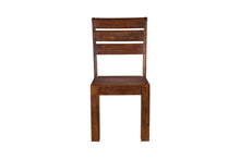 Load image into Gallery viewer, Solid Wood Ladder Back Dining Chairs (Set of 2) - Brown