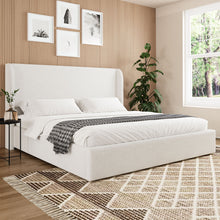 Load image into Gallery viewer, Upholstered Cloud Bed Frame With Headboard