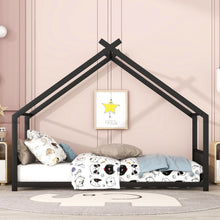 Load image into Gallery viewer, Metal House Bed