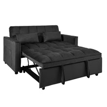 Load image into Gallery viewer, 3 In 1 Pull Out Couch Convertible Sofa Bed With Reclining Backrest