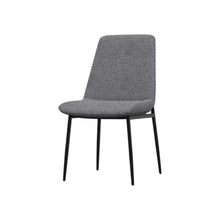 Load image into Gallery viewer, Solid Wood Dining Parsons Chairs (Set of 2) - Gray / Black