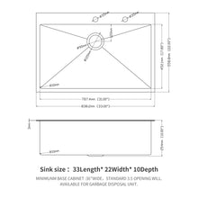 Load image into Gallery viewer, Topmount Kitchen Sink 16 Gauge, Single Bowl
