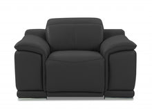Load image into Gallery viewer, Mod Italian Leather Recliner Chair - Charcoal Gray