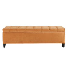 Load image into Gallery viewer, Wendover - Elegant Tufted Storage Bench With Lift-Up Top And Birch Wood Legs