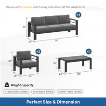 Load image into Gallery viewer, Outdoor Patio Set, All-Weather & Thick Cushions