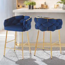 Load image into Gallery viewer, Modern Counter Stools (Set of 2)