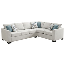 Load image into Gallery viewer, Radison - Upholstered Sectional Sofa With Hidden Sleeper - Greige