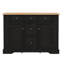 Load image into Gallery viewer, Sideboard Buffet Cabinet With 5 Drawers, 2 Cabinets, Adjustable Shelves