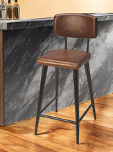 Load image into Gallery viewer, 39" Iron Bar Chair - Brown / Black